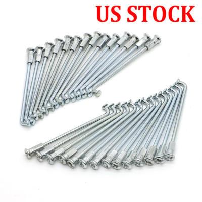 28pcs Heavy Duty Spokes with Nipples Set for 10'' Wheel Honda CRF50 XR50 Pit Bike