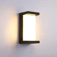 Outdoor Wall Lights,1200LM 3000K Warm White Modern Wall Light Fixtures Aluminum