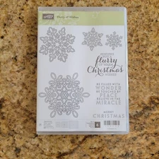 Stampin Up! Flurry of Wishes Stamp Set NEW + FREE SHIPPING