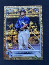 2022 Topps Gilded Wander Franco Mini Diamond Gold Etch Refractor #150 14 /50 RC