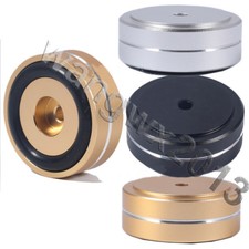 4pcs 40x15mm Aluminum Speaker Shock Absorbing Foot Pad Isolation Base Stand Feet