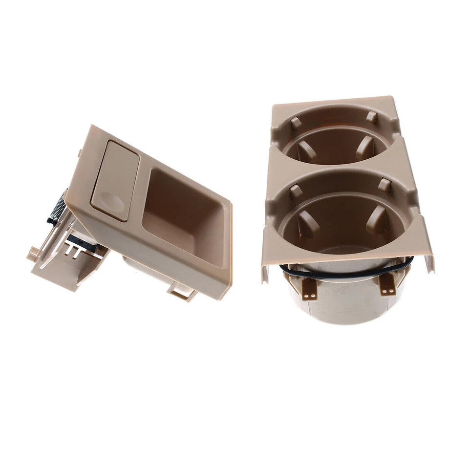 Beige Center Console Drink Cup Holder For BMW E46 323 325 328 M3 51168217955 Foto 4 de 4
