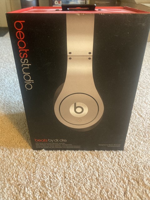 Beats by Dr. Dre Studio Headband Headphones - Silver for sale online | eBay