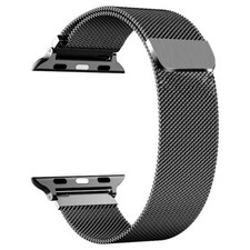 44mm space black milanese loop