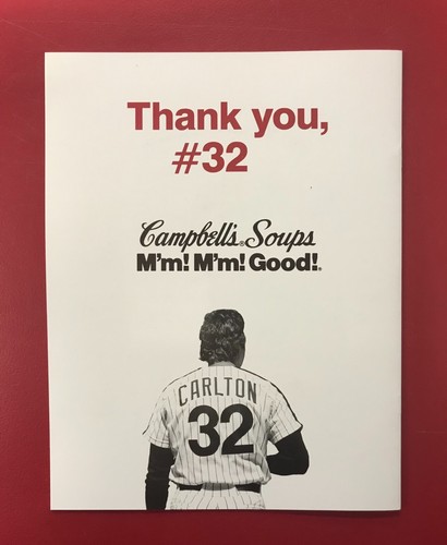 Steve Carlton Signed 1989 Program JSA Certified MLB CY Young Award Phillies HOF! - Picture 3 of 4