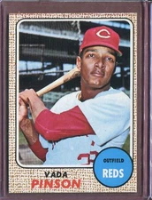 1968 Topps 90 Vada Pinson EX-MT #D183136