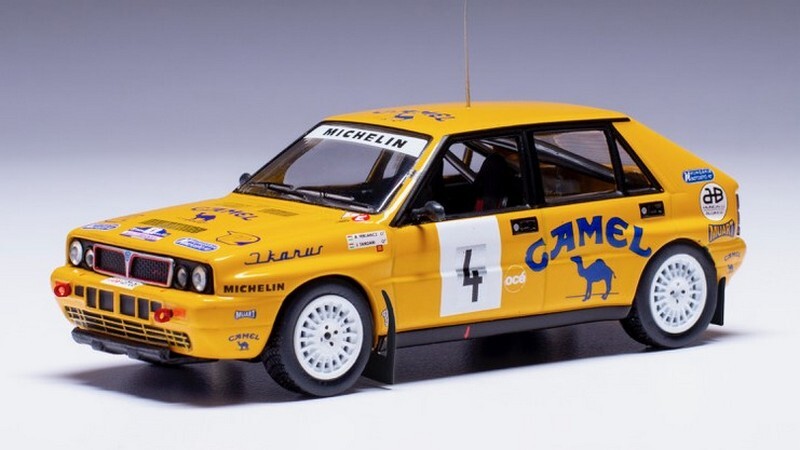 Miniature IXO 1/43 - Lancia Delta Integrale 16V #4, Rally Bohemia 1989 (Ferjancz, RAC437.22)