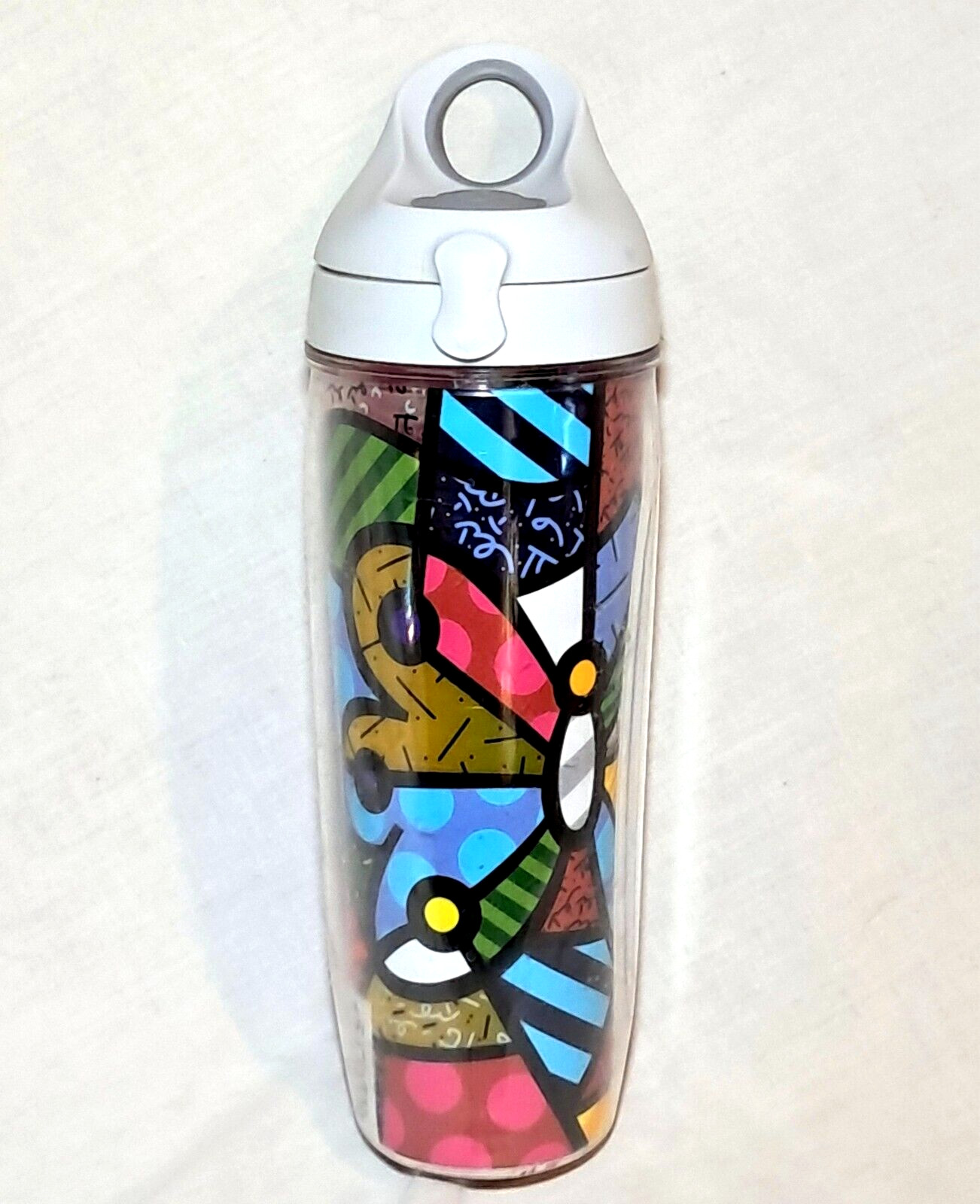 Romero Britto Artwork Butterfly Polka Dots 24oz