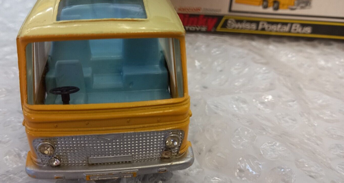 Dinky Supertoys SCARCE 961 Vega Major Luxury Coach Swiss Postal Bus, Yellow - Picture 8 of 15