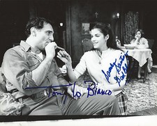 Tony Lo Bianco & Saundra Santiago signed A View 8X10 Original Still Photo