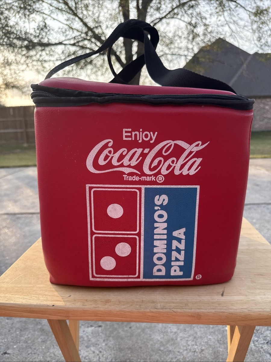 Coca-Cola Domino's Pizza Red Insulated Cooler Bag 12x12x12 Soft