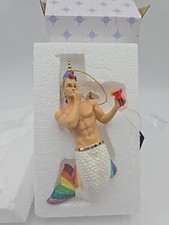Rare December Diamonds Rainbow Merman Ornament 2019 New in Box - Retired