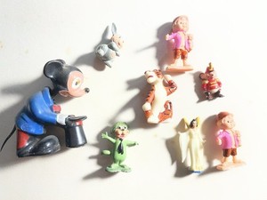 Marx Toys Disney Vintage Mickey Magician Jungle Book Timothy Etc Lot Disneykins