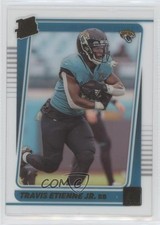 2021 Panini Clearly Donruss Rated Rookie Gold Travis Etienne Jr #59 7iu