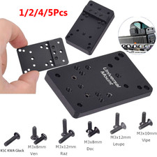 For Glock Universal Optic Mount Red Dot Sight Base Mount Pistol Rear Sight Plate