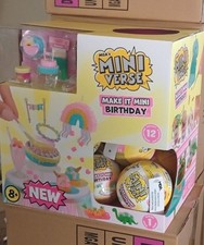 MiniVerse Make It Mini Birthday Series 1 Get 15 NEW sealed balls Sales Disp.