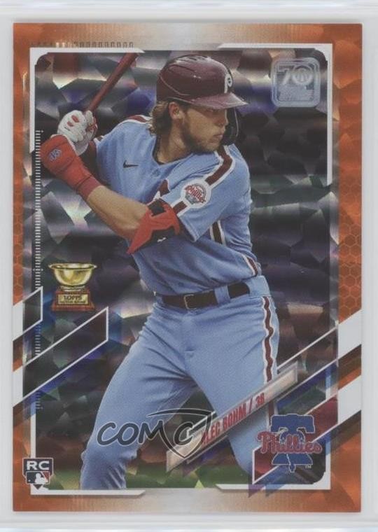 2021 Topps Orange 298/299 Alec Bohm #277 k4s