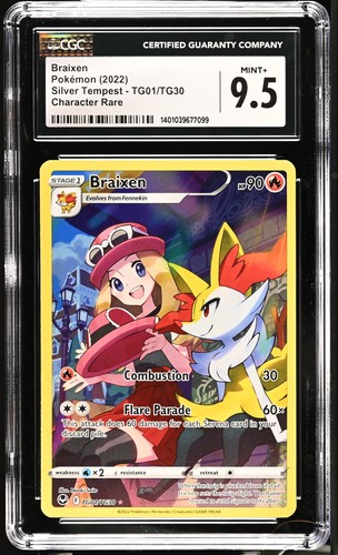 Braixen graded CGC 9.5 for sale on eBay