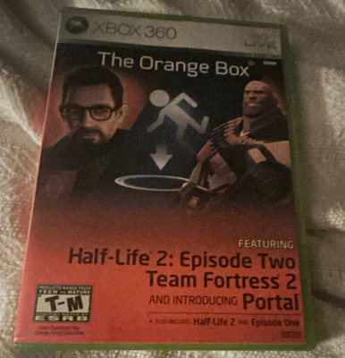 The Orange Box - Xbox 360 - Half-Life 2 Ep Two, TF2, Portal - WORKS - W/Manual