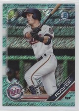 2019 Bowman Chrome Prospects Aqua Shimmer Refractor 81/125 Brent Rooker h7i