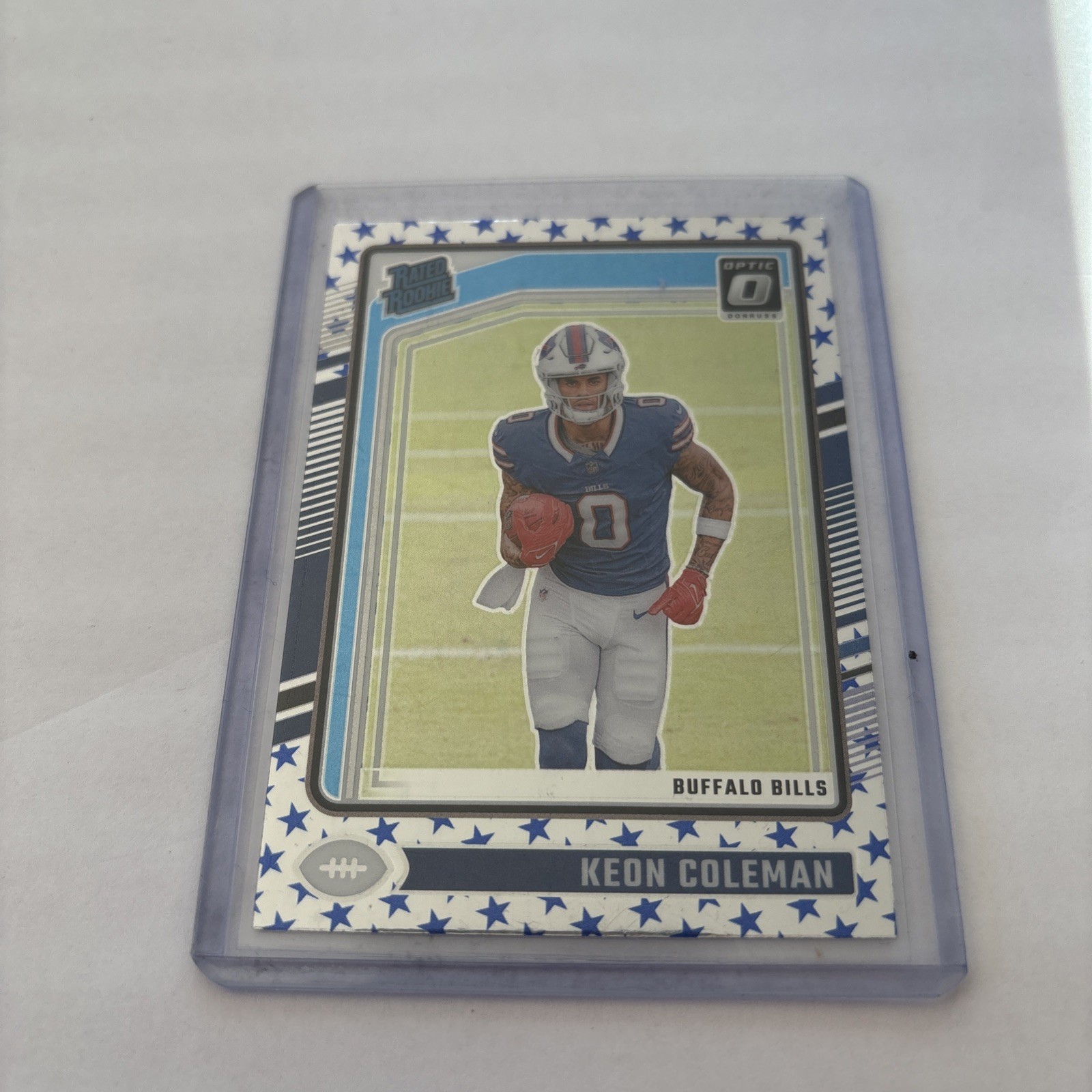 2024 Panini Donruss Optic - Rated Rookie Keon Coleman #263 Stars Prizm (RC)