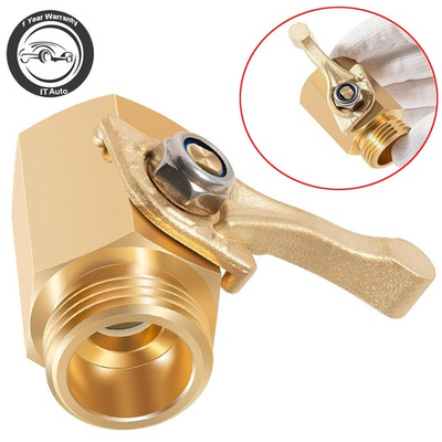 #ad 12353 Heavy Duty Brass Shut Off Valve Standard 3 4” Hose Thread Fits for Dramm $17.99