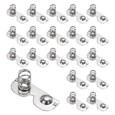 20Pcs Battery Spring Contact 21 x 7.8mm Positive Negative Bipolar inner Circle 