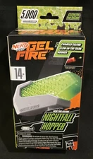 Nerf Pro Gelfire Nightfall Hopper & 5000 Glow in The Dark Dehydrated Rounds P...