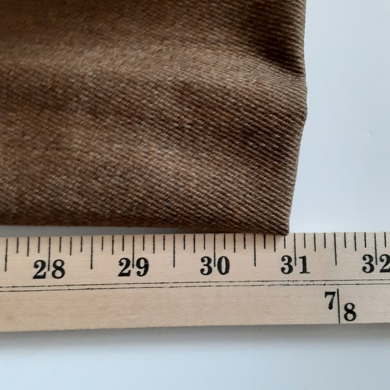 Vintage 1980s David Saddler High Waisted Trouser Pants Tan Fine Tasmanian Wool image 10