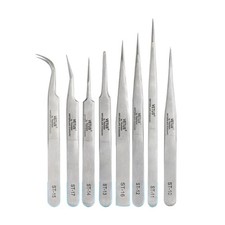 Precision Non-Magnetic Tweezers Set | 302 Steel | For Engine Model DIY