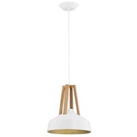 Pendelleuchte Metall Holz 33 Cm Breit H: Max. 95 Cm E27 Skandinavisch HäNgelampe