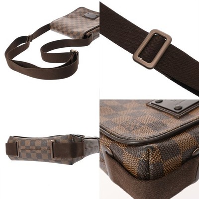 Louis Vuitton Brooklyn Messenger Bag PM Brown Leather for sale