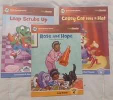 Lot of 3 Leap Frog Leap Books Interactive BOOKS ONLY Early Reading Series