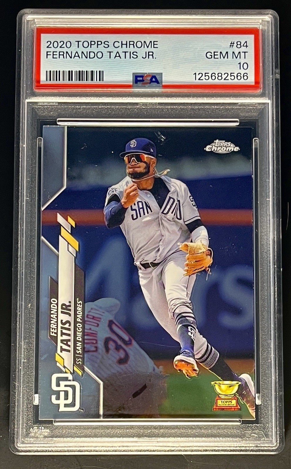 Fernando Tatis Jr 2020 Topps Chrome #84 (RC) PSA 10 San Diego Padres