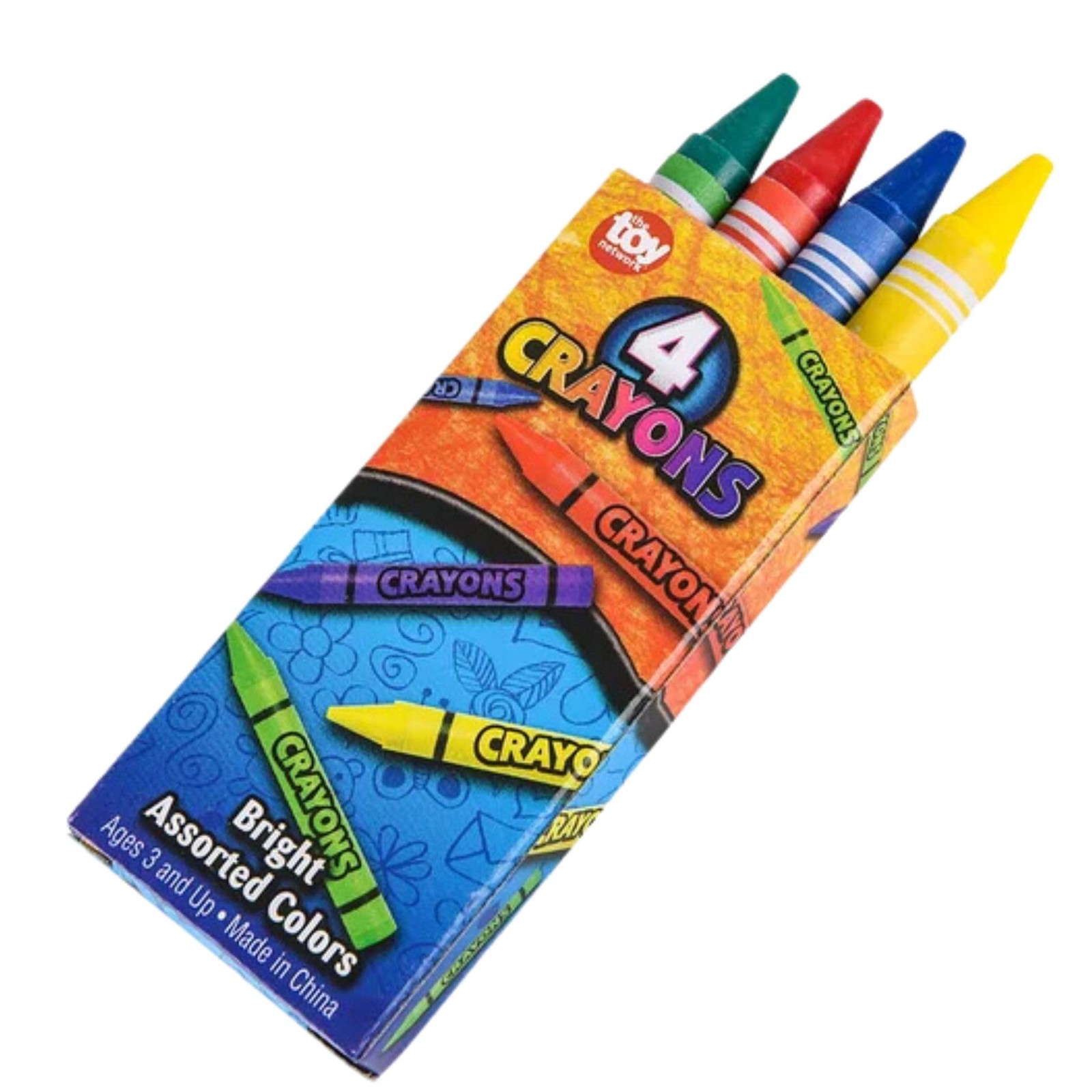 Rhode Island Novelty 4 PC CRAYON SET, RI Crayon Set-144 Crayons Total.