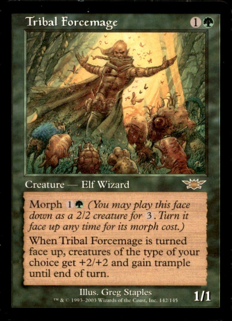 Tribal Forcemage 142 - Legions Rare - LP