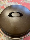 Griswold Iron Mountain #8 Dutch Oven No 1036 W/ Matching Lid No 1037 ,Cast Iron