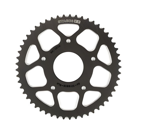 Kettenblatt 53 ZäHne-420 Stage6 Alu Cnc, Schwarz FüR Rieju MRT-image