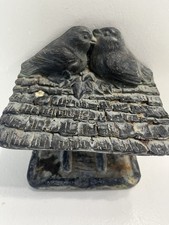 - Vintage Soap Shelf Birds On Roof Bath Accessories Composite Farmhouse Decor