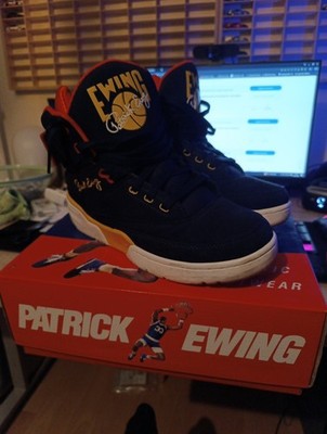 Patrick Ewing 33 Hi Größe 44 Blau-Orange Inkl. Karton