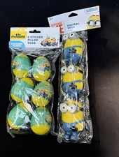 Minions Depiscable Me uova figurative e uova ripiene 2 confezioni nuove!