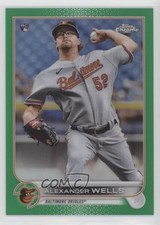 2022 Topps Chrome Green Refractor 62/99 Alex Wells Alexander Wells #49 00em