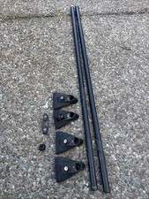 Complete Yakima Roof Rack Railrider 1 Towers Locks Key Anchor Plates 48 Bars