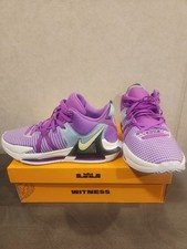 NIKE Lebron Witness 7 Men's Size 10 Fuchsia White Basketball Shoes DM1123-500