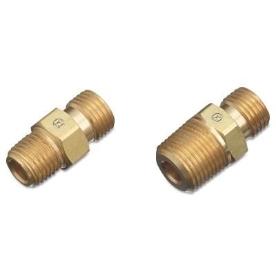 Boccola di uscita regolatore, 200 psi, ottone, misura B, 1/8 in (NPT) LH, maschio, carburante - Foto 1 di 1