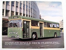 DAIMLER FLEETLINE SINGLE DECK Passenger Chassis Sales Brochure c1967