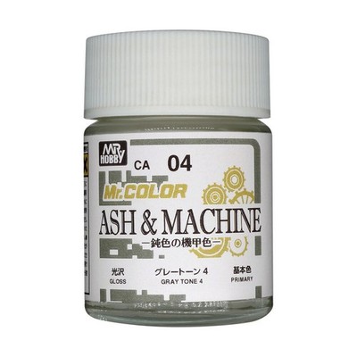 Mr Hobby - Gunze CA-04 - Mr. Color (18 ml) Ash & Machine Gray Tone 4 - Neu