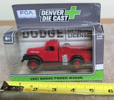 1947 Dodge Power Wagon Truck 148 O Scale O Gauge Train Vehicle Car Red Nib