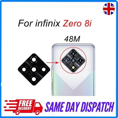 Für Infinix Zero 8i Ersatz Rückseite Kamera Glas Linse 