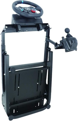 Open Box Racing Wheel Stand for Logitech G25 G27 G29 G920 – Adjustable Foldable - Picture 2 of 5